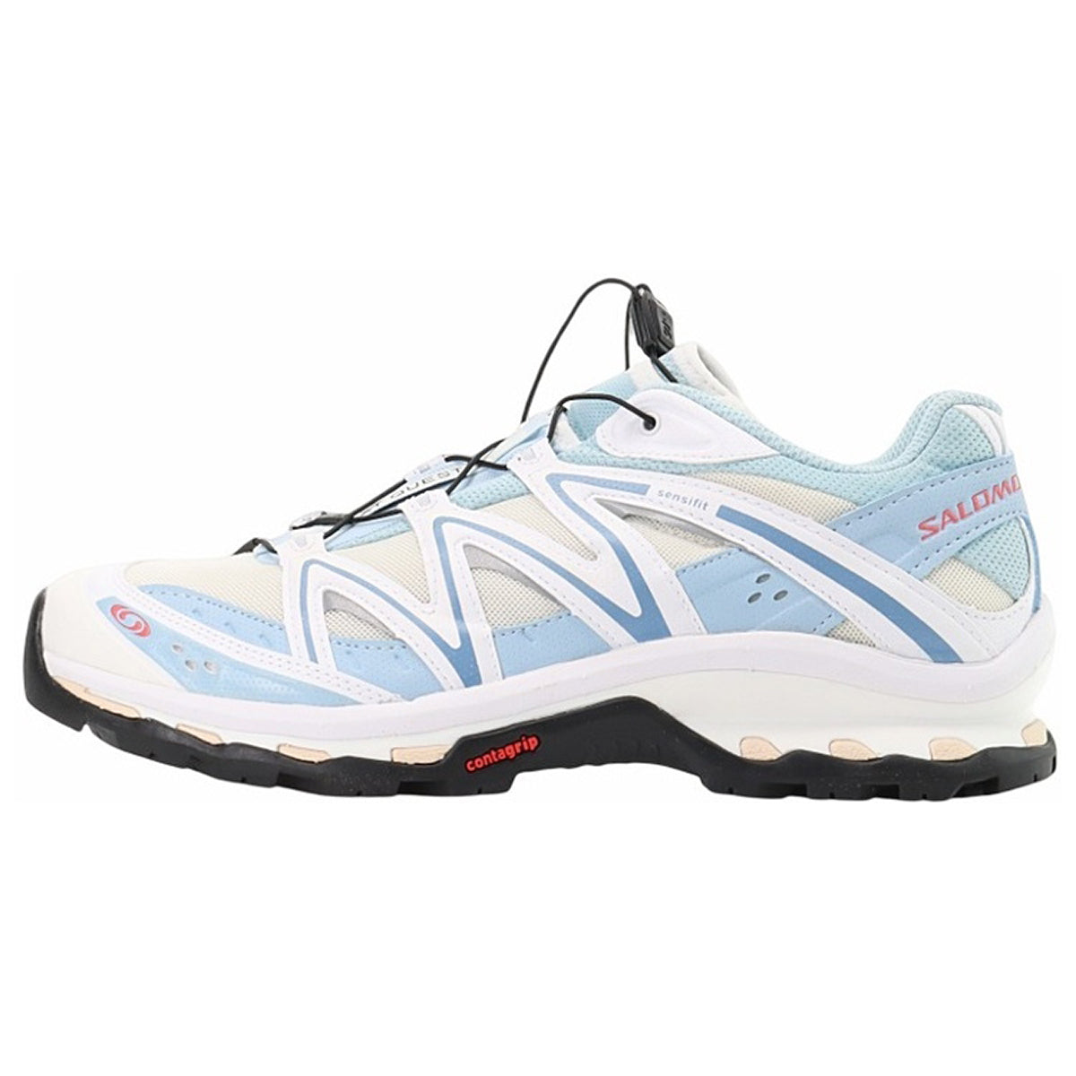 Salomon XT-Quest Unisex Technical Outdoor Sneakers – Pearl Grey & Blue
