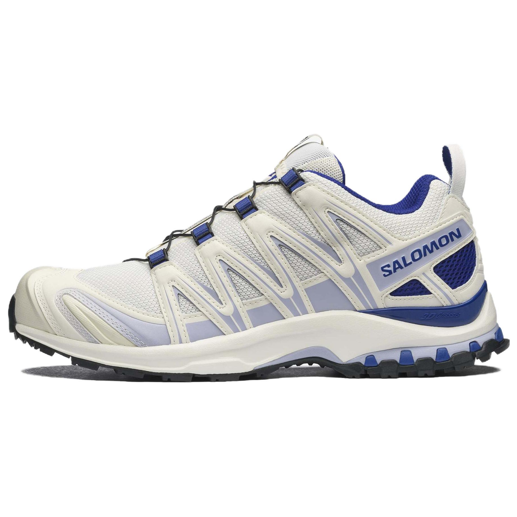Salomon XA PRO 3D Unisex Trail Running Shoes – Light Beige & Blue