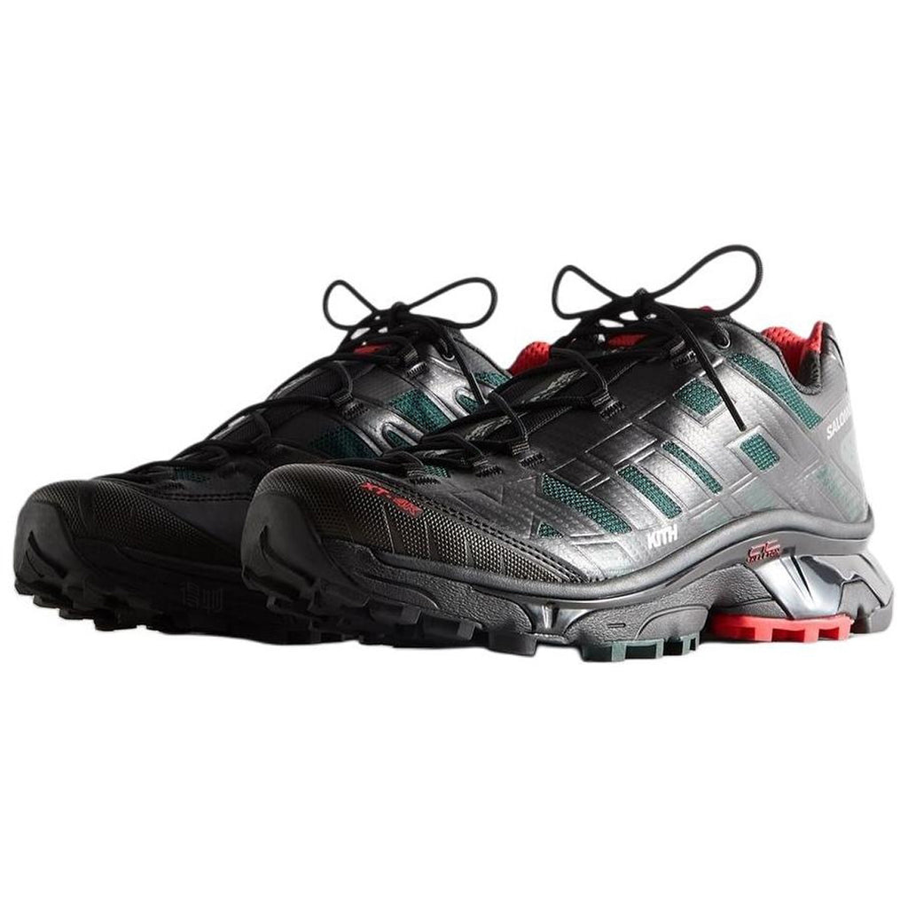 Salomon × KITH XT-VOYAGER Unisex Technical Sneakers – Black & Green