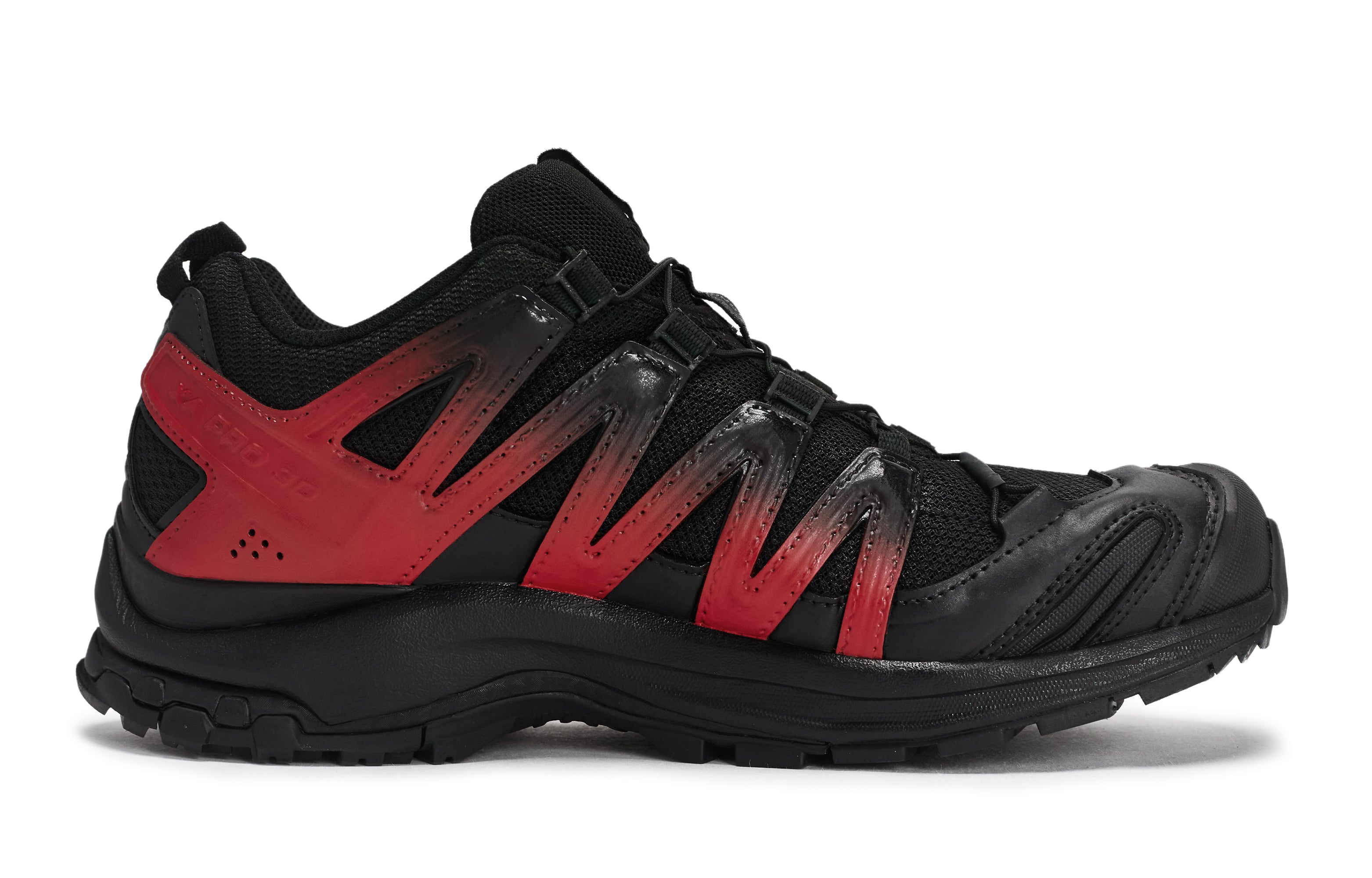 Salomon XA Pro 3D La Yaute × 811 Manufacturing CNY Limited Edition Unisex Outdoor Shoes – Black, Red & Silver with Tassel Detail