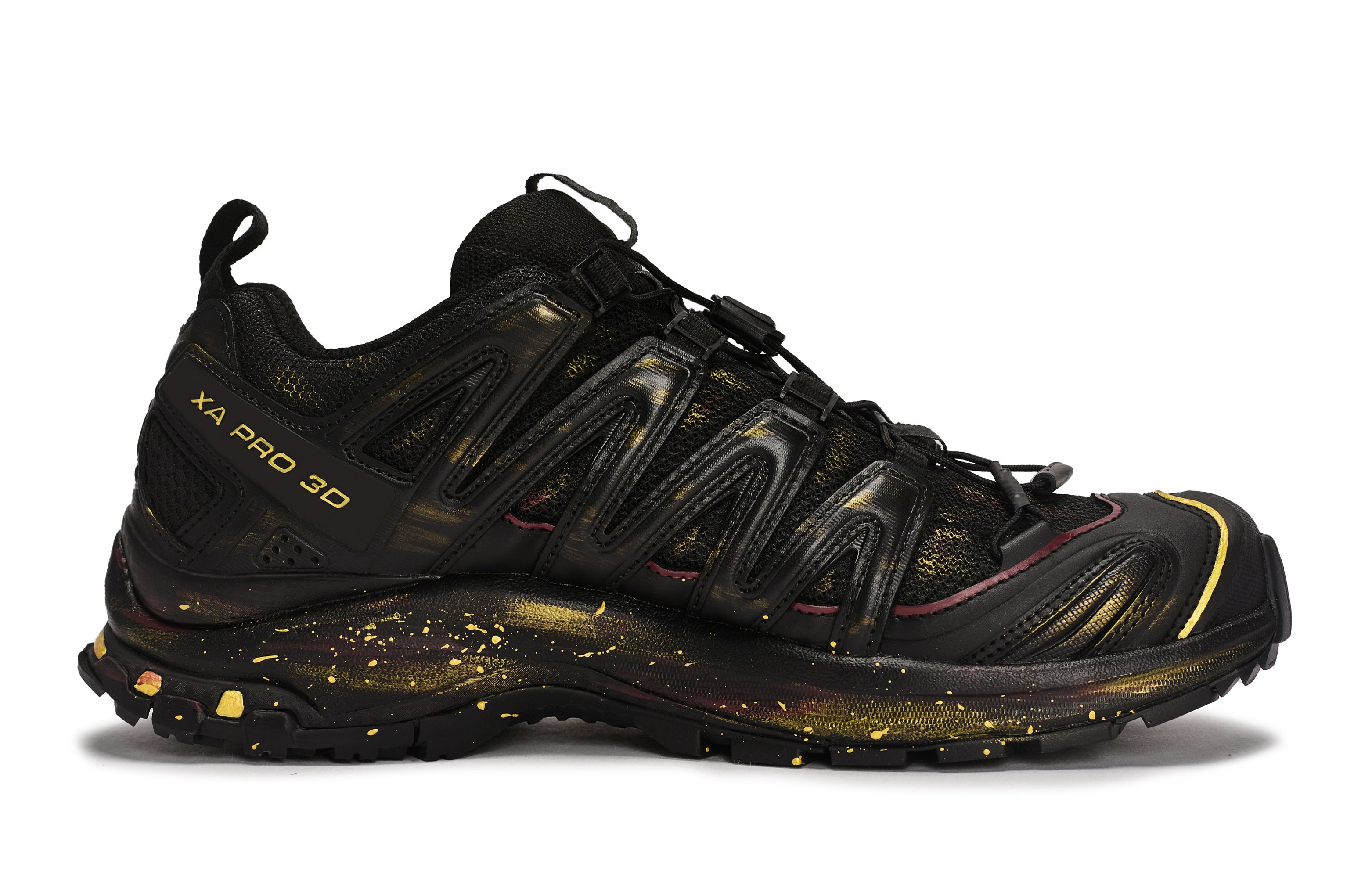 Salomon XA Pro 3D La Yaute × 811 Manufacturing CNY Limited Edition Unisex Outdoor Shoes – Black, Red & Gold