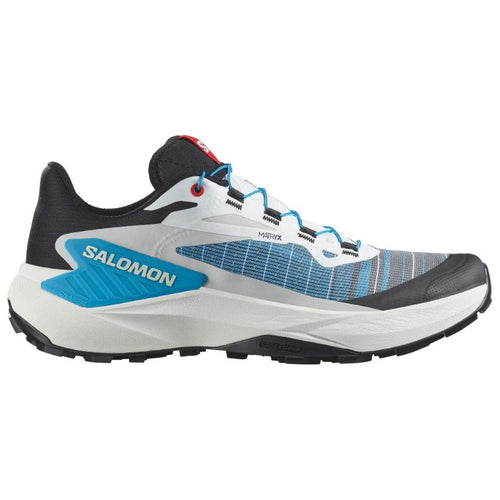 Salomon Genesis Unisex Trail Running Shoes – White & Blue