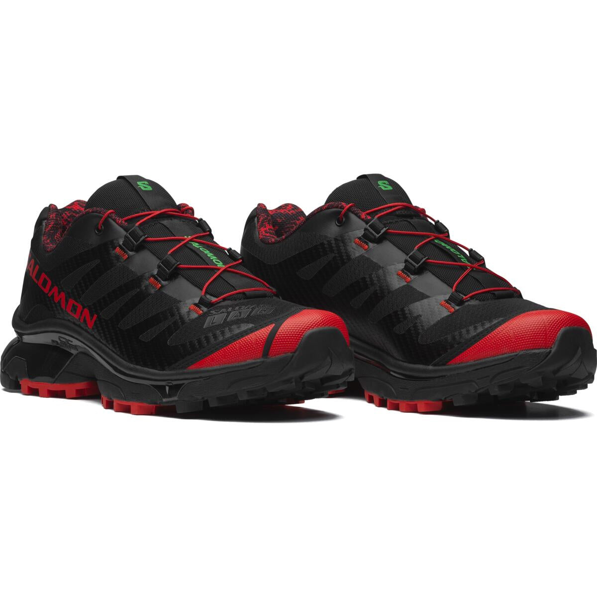 Salomon XT-4 OG “Red Viper” Unisex Technical Sneakers – Black & Red