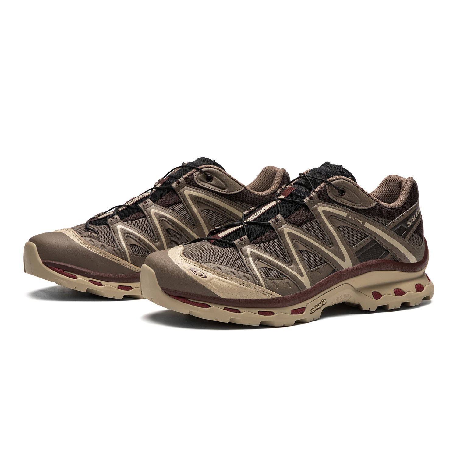 Salomon XT-Quest Unisex Outdoor Shoes – Brown & Yellow