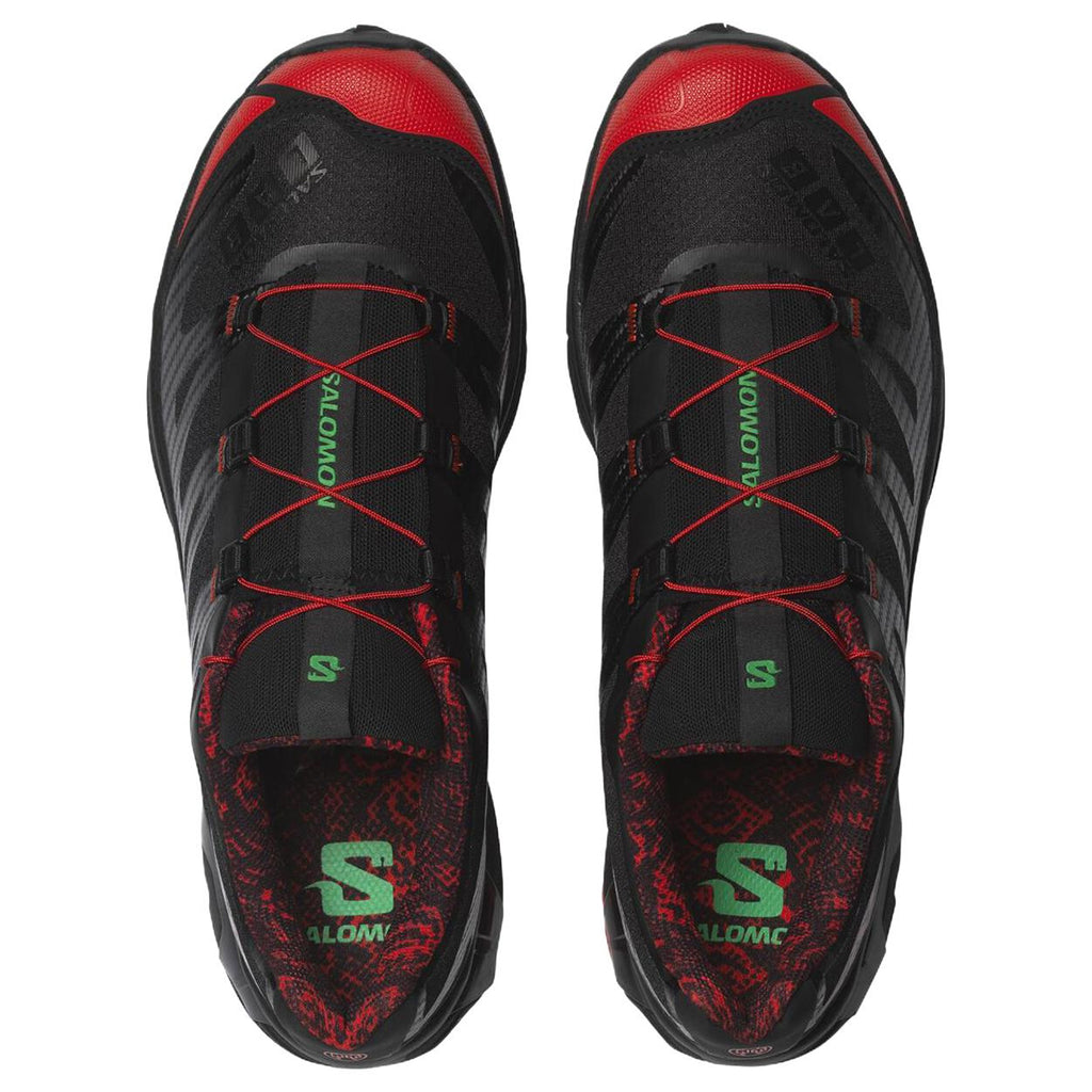 Salomon XT-4 OG “Red Viper” Unisex Technical Sneakers – Black & Red