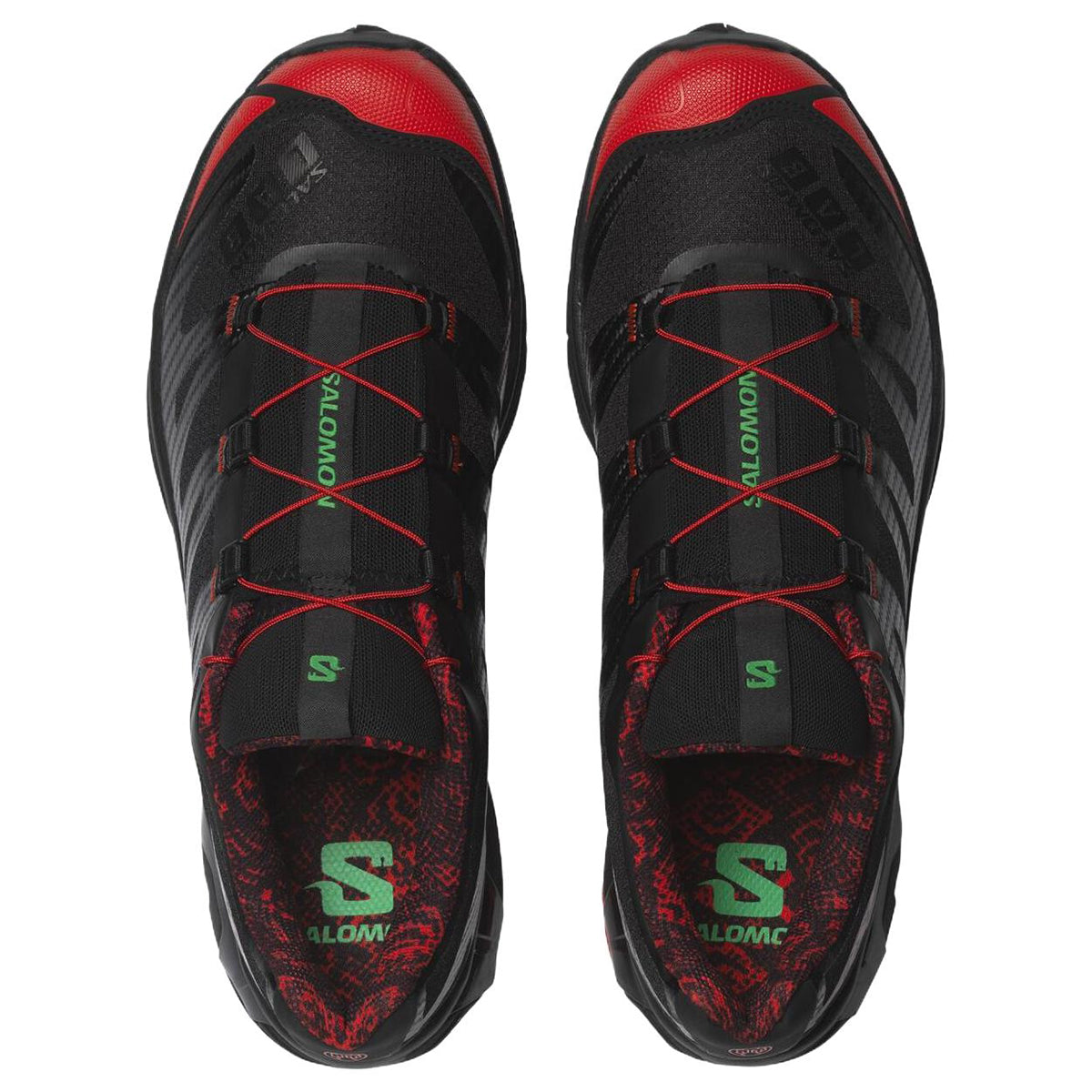 Salomon XT-4 OG “Red Viper” Unisex Technical Sneakers – Black & Red