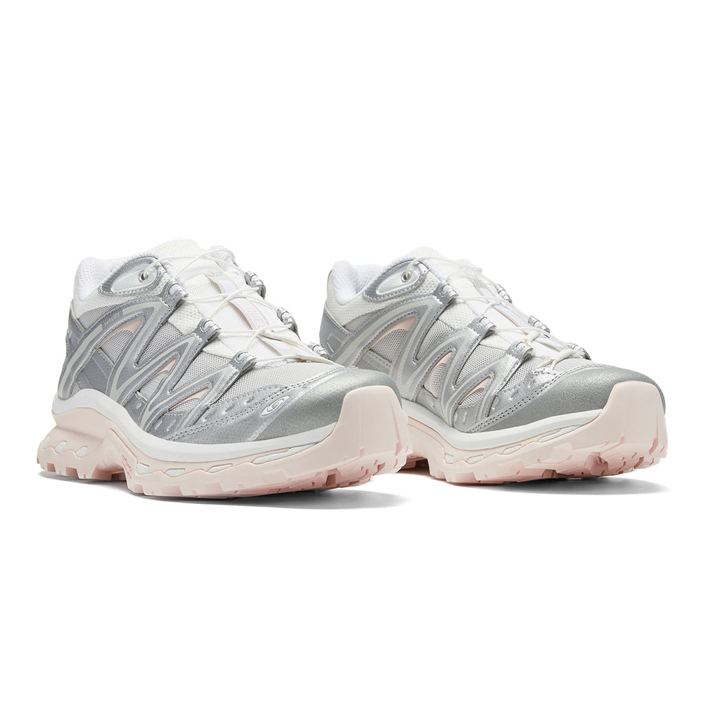 Salomon XT-Quest Unisex Technical Outdoor Sneakers – Grey, White & Pink