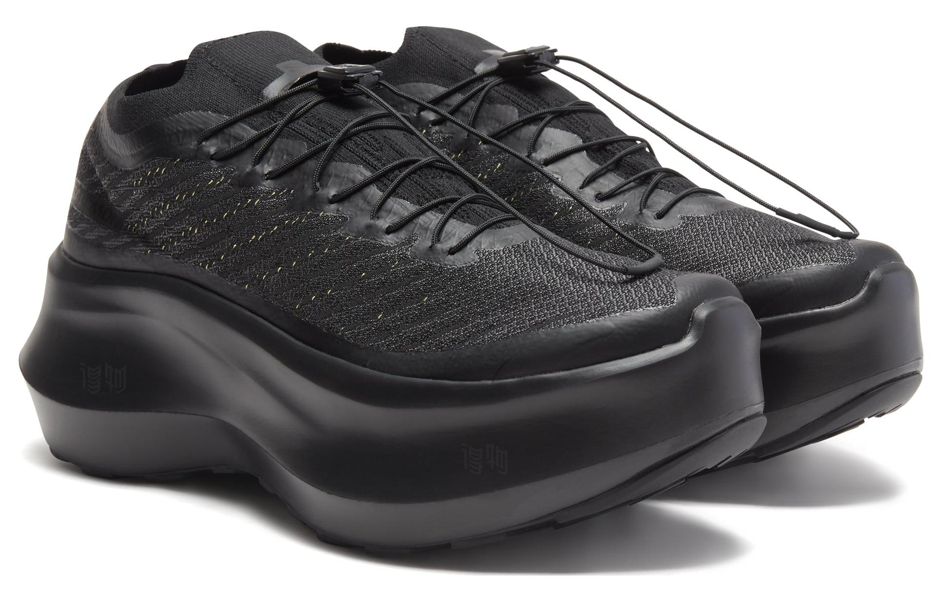 COMME des GARÇONS SHIRT x Salomon Pulsar Advanced Unisex Platform Sneakers – Black