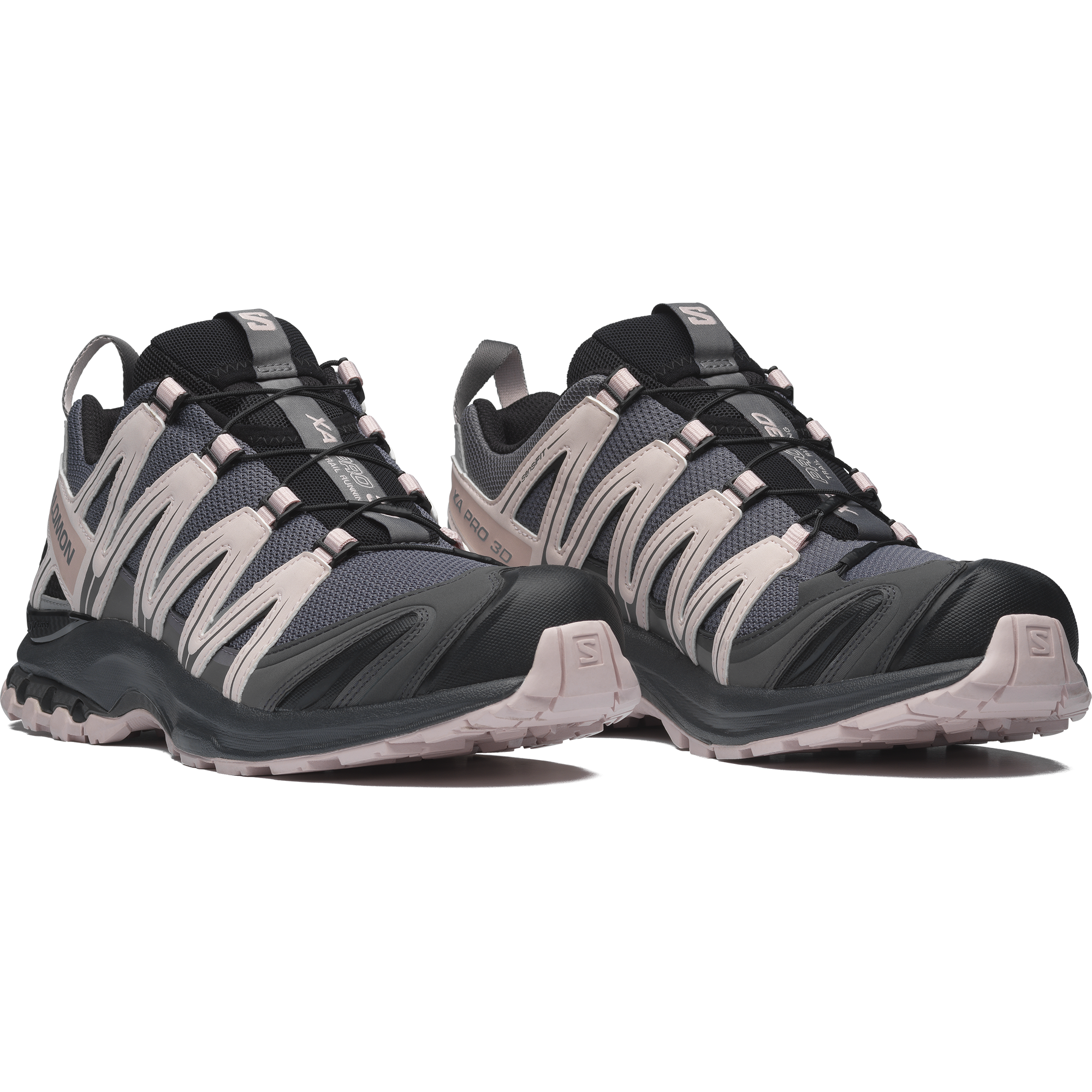 Salomon XA Pro 3D Low-Top Running Shoes — Quiet Purple | Unisex Comfortable Soft Trail Sneakers
