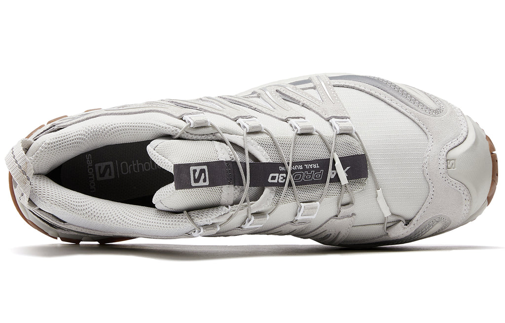 Salomon XA Pro 3D Suede Unisex Outdoor Shoes – Feather Grey & White