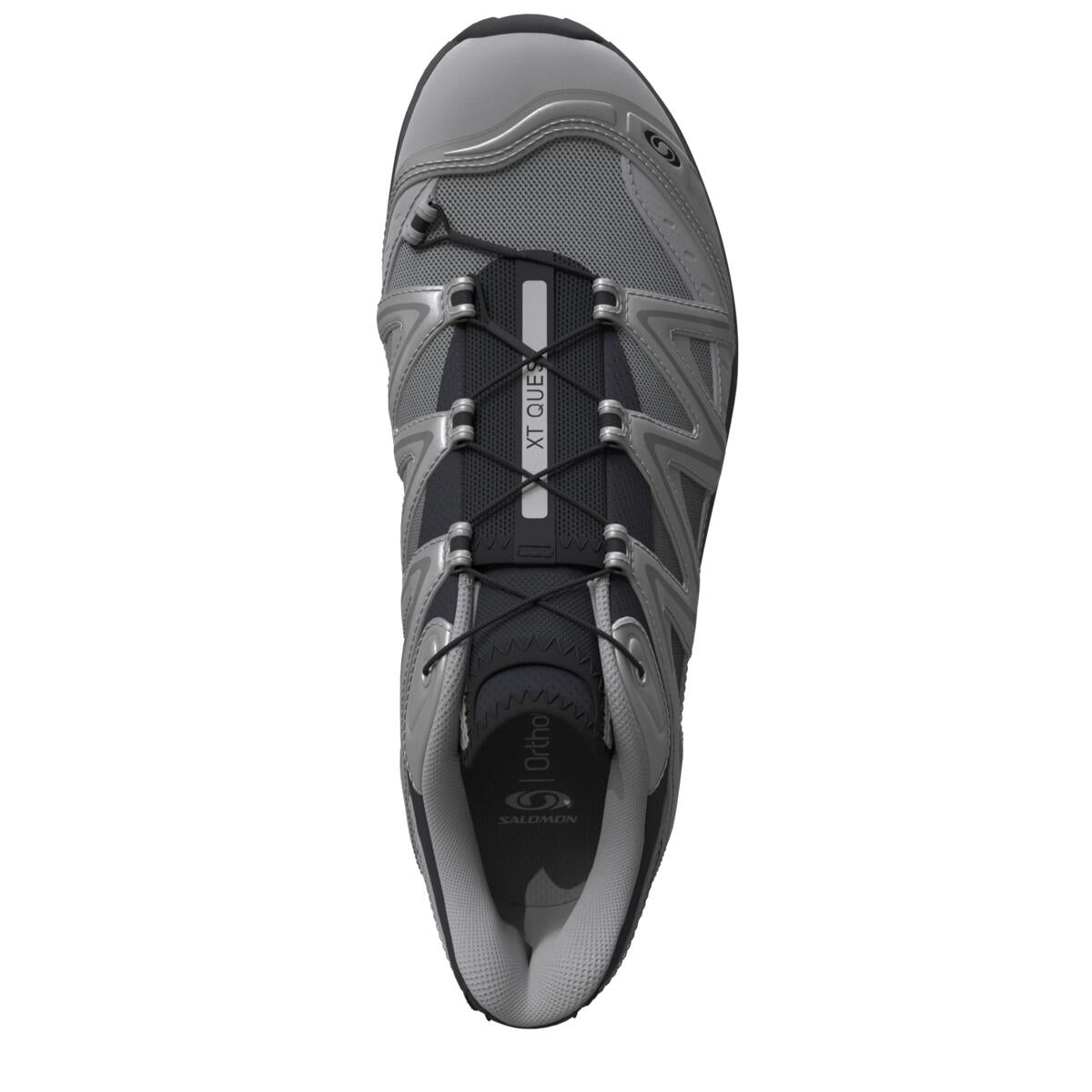 Salomon XT-Quest Unisex Retro Technical Outdoor Sneakers – Black & Silver