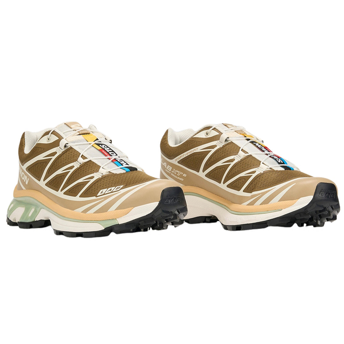 Salomon XT-6 Unisex Retro Technical Sneakers – Brown