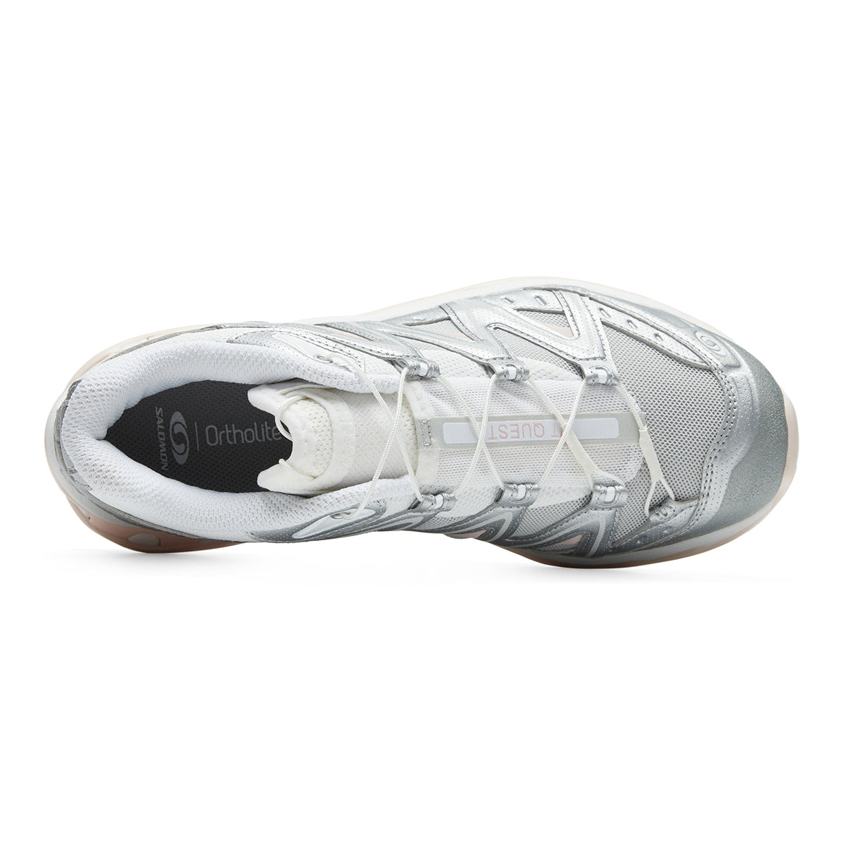 Salomon XT-Quest Unisex Technical Outdoor Sneakers – Grey, White & Pink
