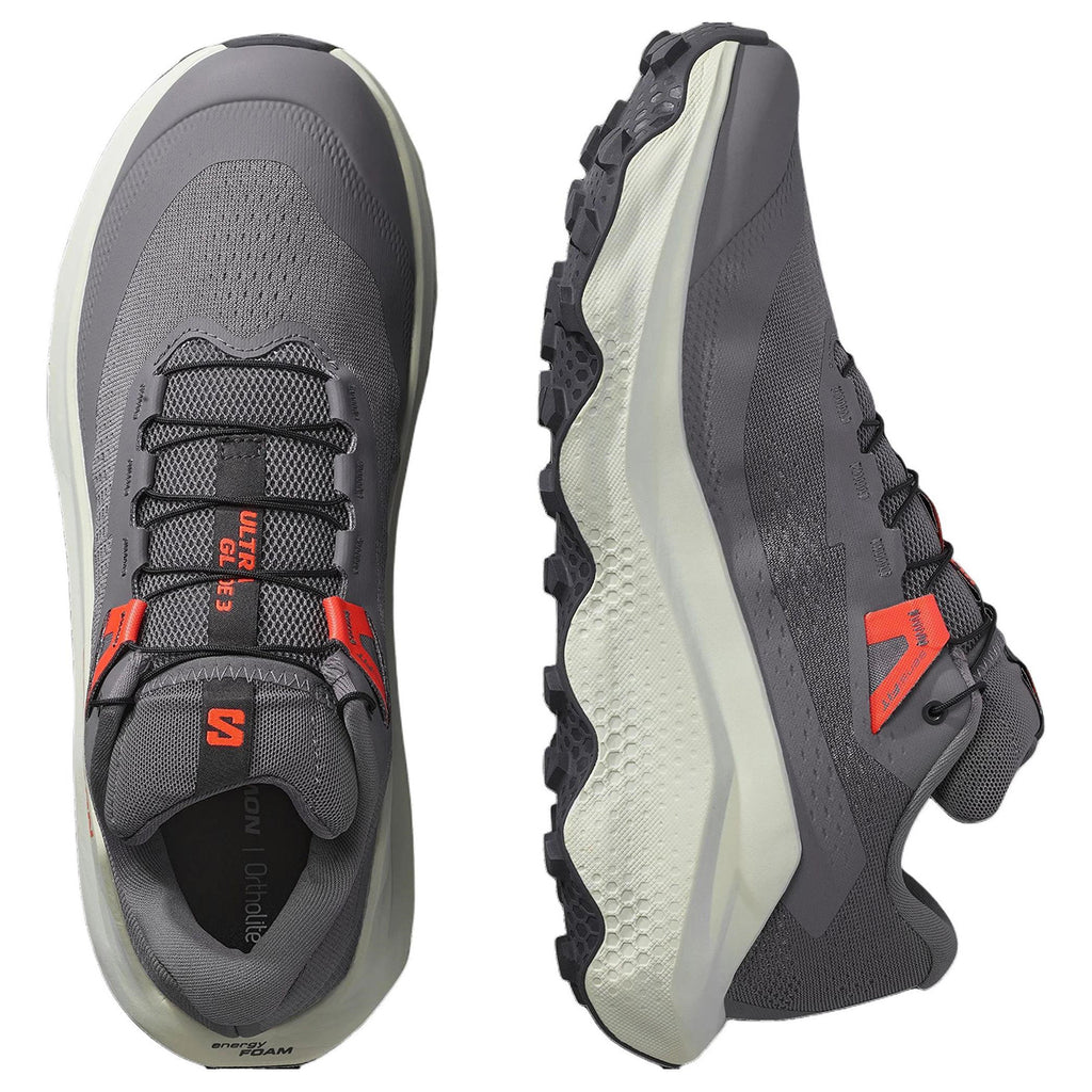 Salomon Ultra Glide 3 Men's Low-Top Trail Running Shoes – Taupe Grey