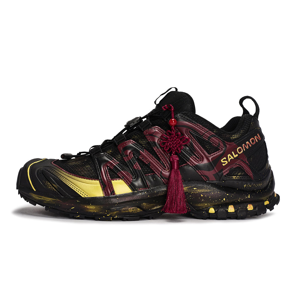 Salomon XA Pro 3D La Yaute × 811 Manufacturing CNY Limited Edition Unisex Outdoor Shoes – Black, Red & Gold