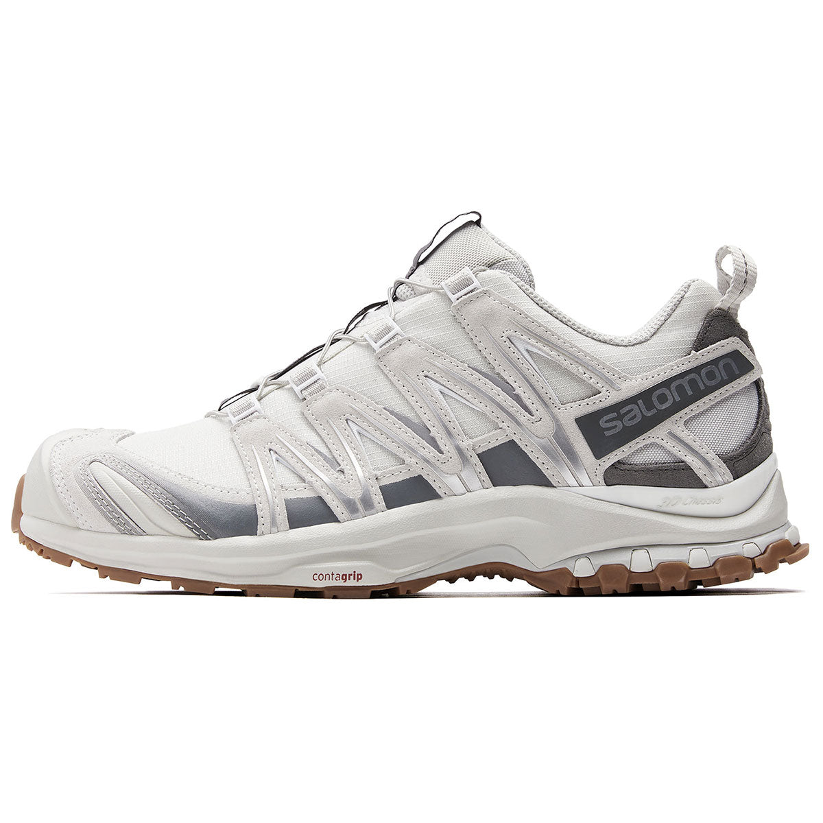 Salomon XA Pro 3D Suede Unisex Outdoor Shoes – Feather Grey & White